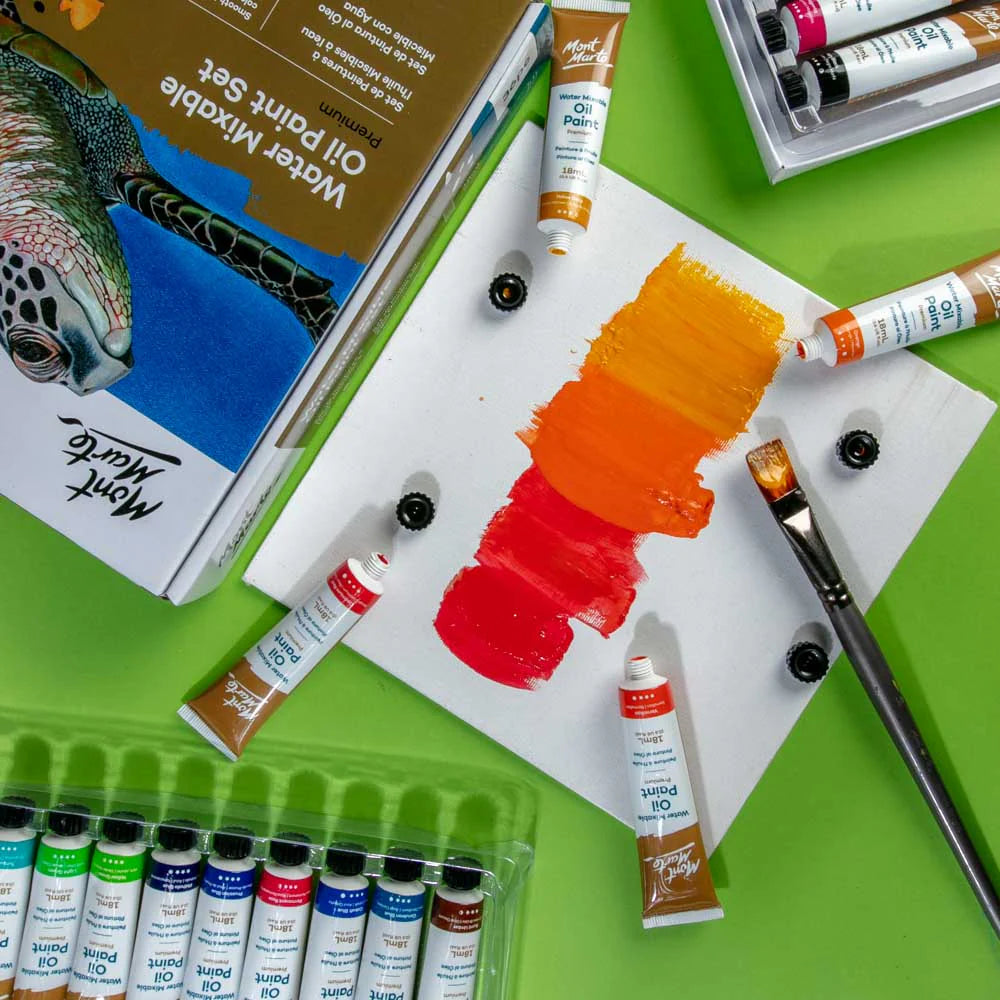 مجموعة ألوان زيتية قابلة للخلط بالماء 36 قطعة × 18 مل (0.6 أونصة)