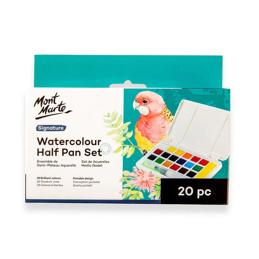 Mont Marte Watercolour Half Pan Set 39pc