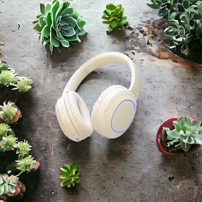 GJBY Wireless Rechargeable Premium Headphone CA-039 - WHITE