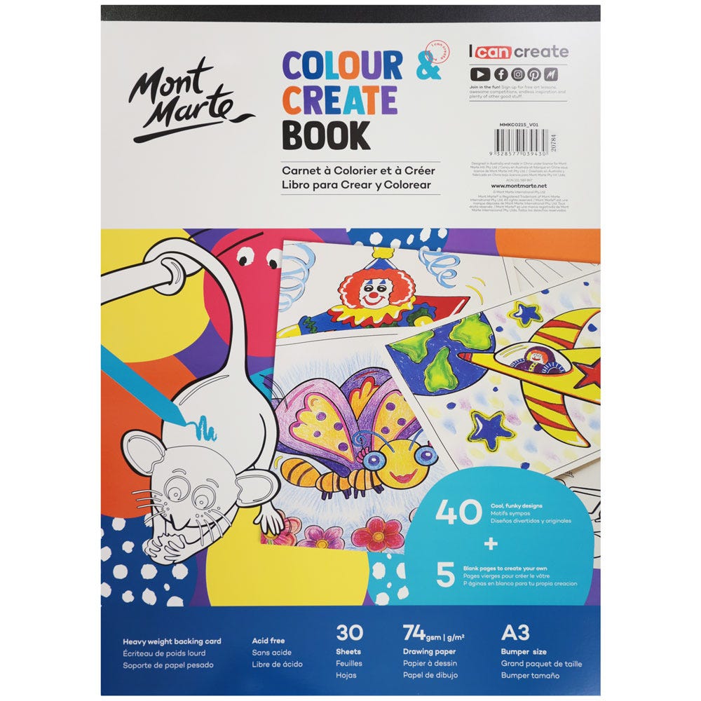 MM Colour and Create Book A3 30pg