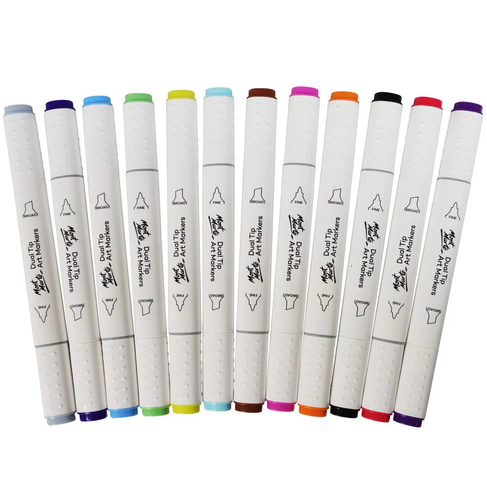 Dual Tip Art Markers Premium 12pc