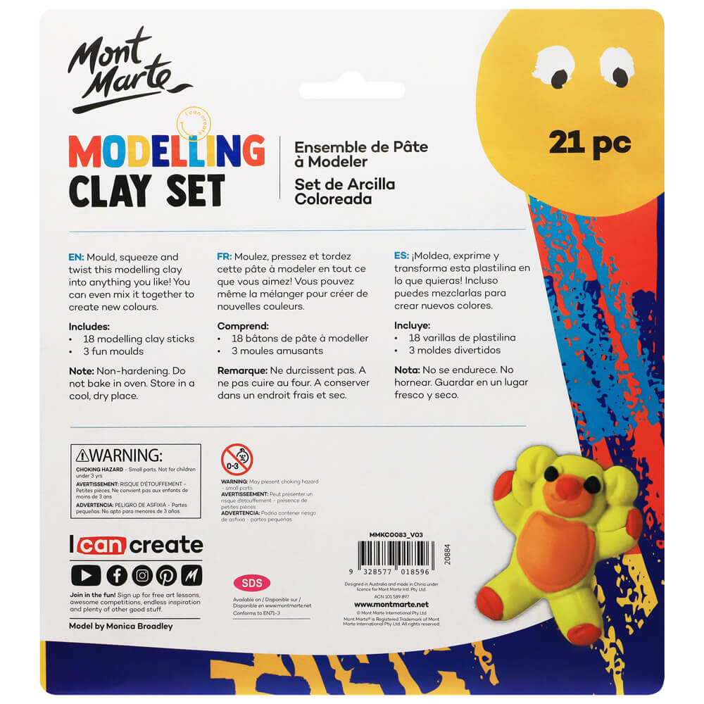 M.M. Kids Colour Modelling Clay Set