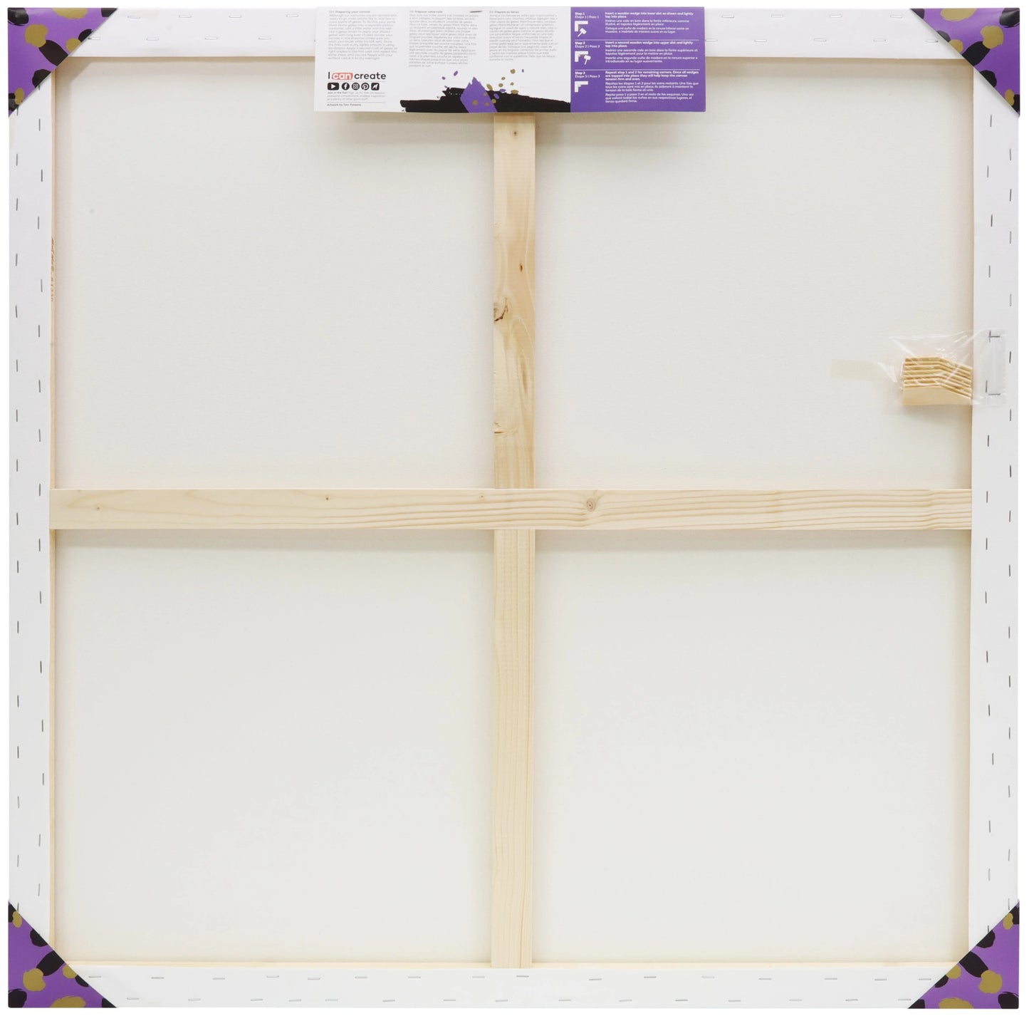 إطار كانفاس صنوبر ST 91.4x91.4 سم