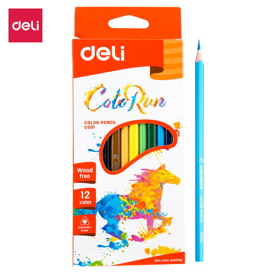 Colored Pencil - Deli 12 COLORS