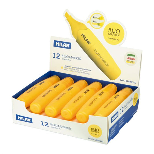 Highlighter pen Milan yellow 161898512