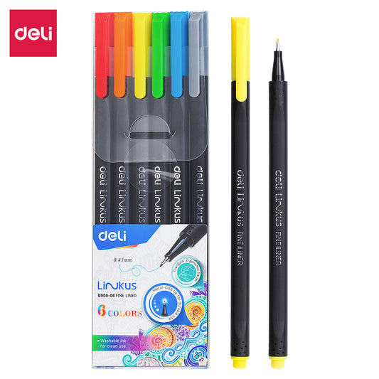 Fine Liner - Deli 6 colors