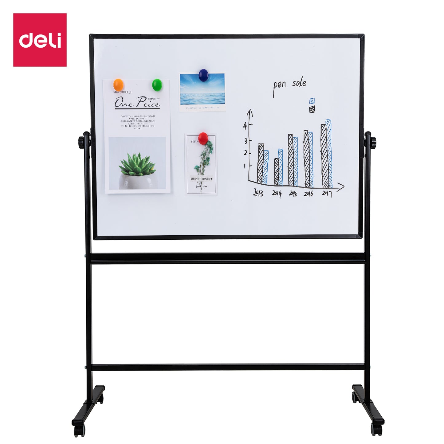 Mobile Whiteboard E7882 - Deli