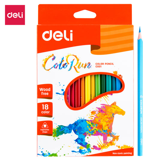 Colored Pencil - Deli 18 colors