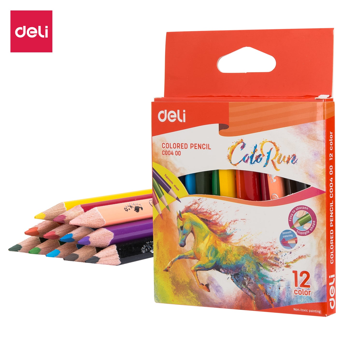 Colored Pencil   - Deli 12 colors