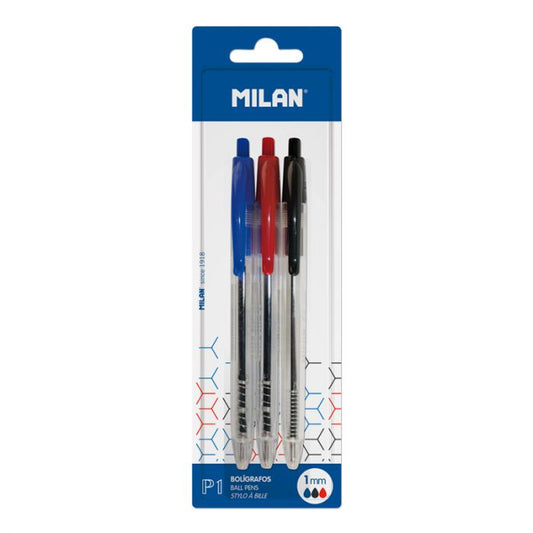 Packet of 3 ballpoint pens BWM10012