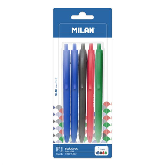 Pack of 5 ballpoint pens BWM10321