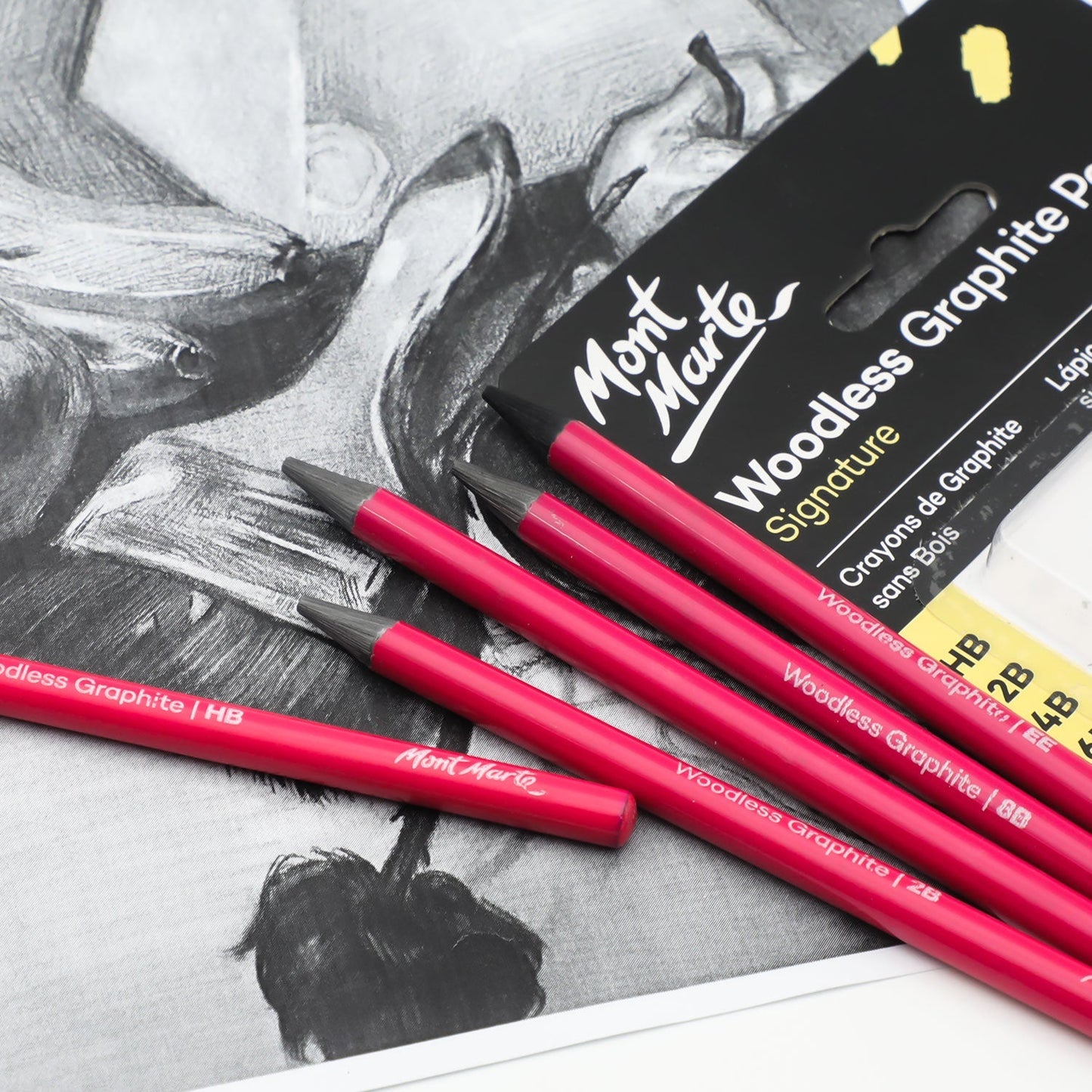 Woodless Graphite Pencils Signature 6pc