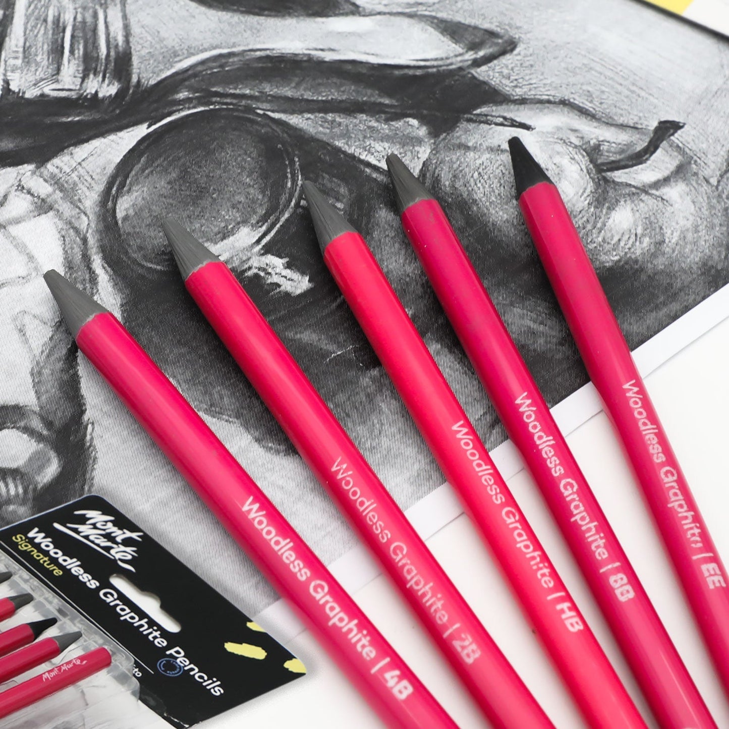 Woodless Graphite Pencils Signature 6pc