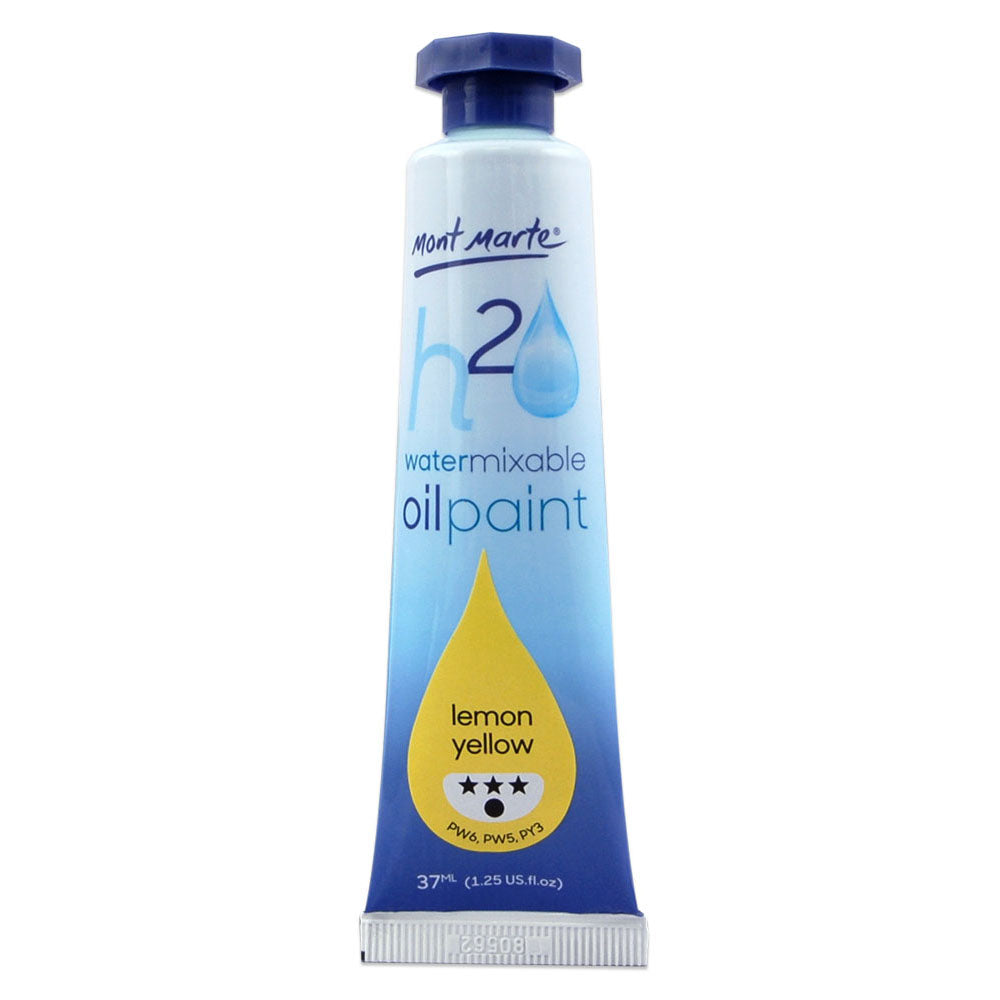 Water Mixable Oil Paint 37ml (1.25oz) - Lemon Yellow