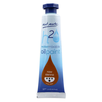Water Mixable Oil Paint 37ml (1.25oz) - Raw Sienna