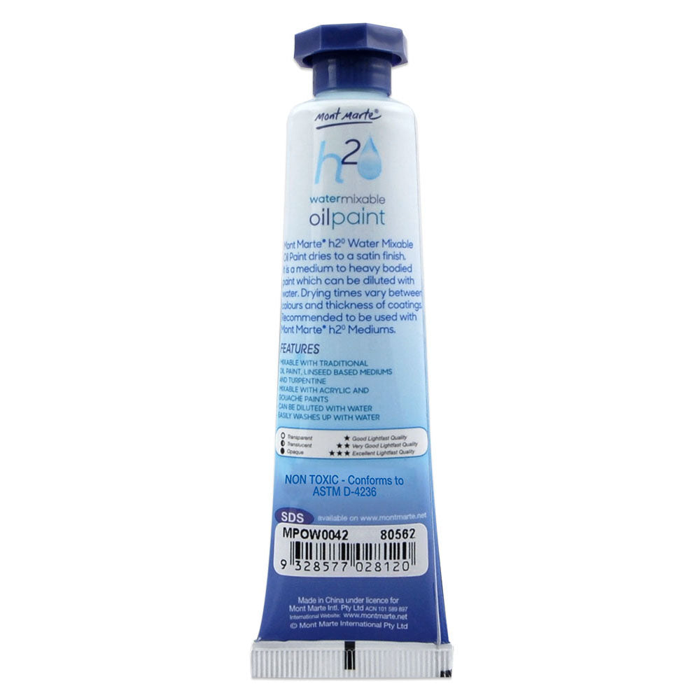 Water Mixable Oil Paint 37ml (1.25oz) - Ivory Black