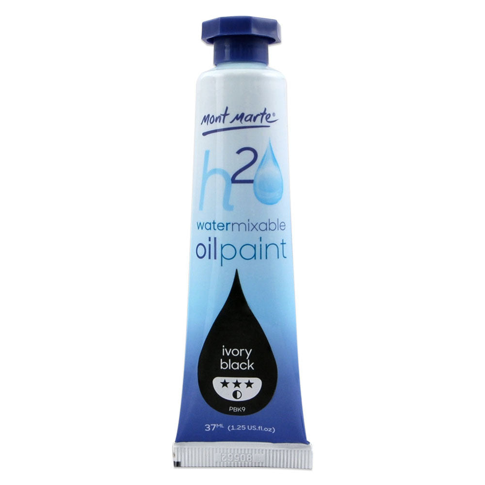 Water Mixable Oil Paint 37ml (1.25oz) - Ivory Black
