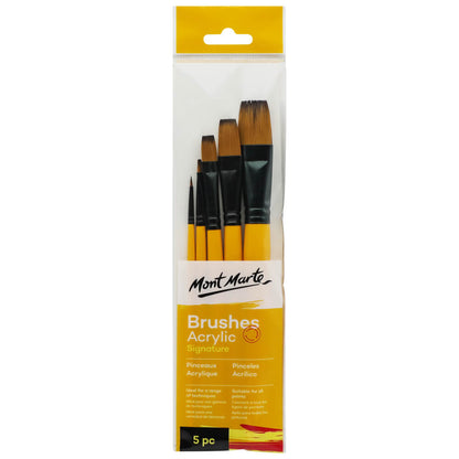 Acrylic Brushes Signature 5pc