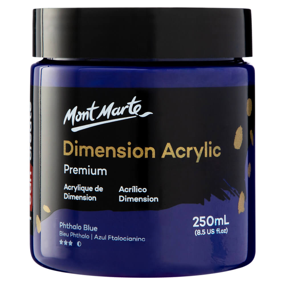 Dimension Acrylic Premium 250ml (8.5 US fl.oz) - Phthalo Blue