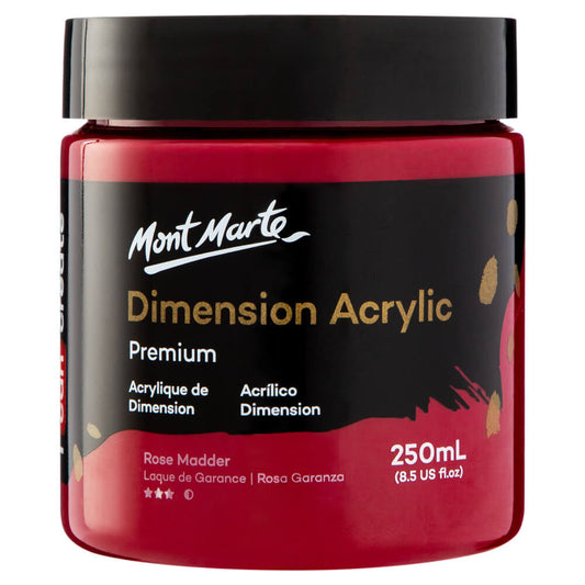 Dimension Acrylic Premium 250ml (8.5 US fl.oz) - Rose Madder