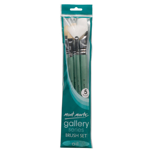 Gallery Series Oil Brush Set 5pc