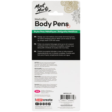 Metallic Body Pens Signature 6Pc