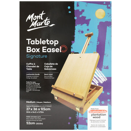 Tabletop Box Easel Signature - Medium