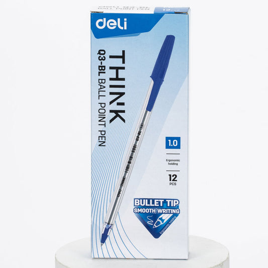 Blue Ball Point Pen  - Deli