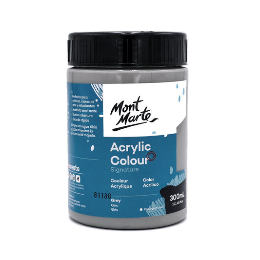 Acrylic Colour Paint Signature 300ml (10.1 US fl.oz) - Grey