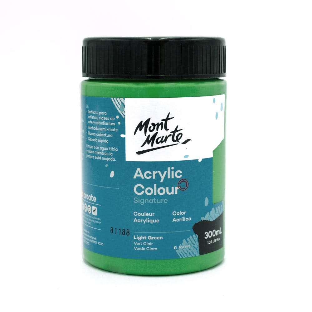 Acrylic Colour Paint Signature 300ml (10.1 US fl.oz) - Light Green