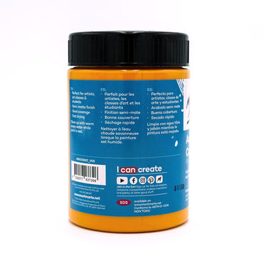 Acrylic Colour Paint Signature 300ml (10.1 US fl.oz) - Orange Yellow