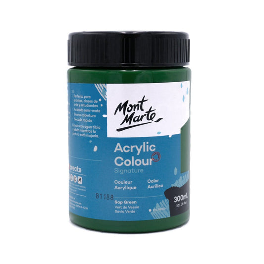 Acrylic Colour Paint Signature 300ml (10.1 US fl.oz) - Sap Green