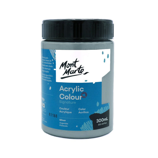 Acrylic Colour Paint Signature 300ml (10.1 US fl.oz) - Silver