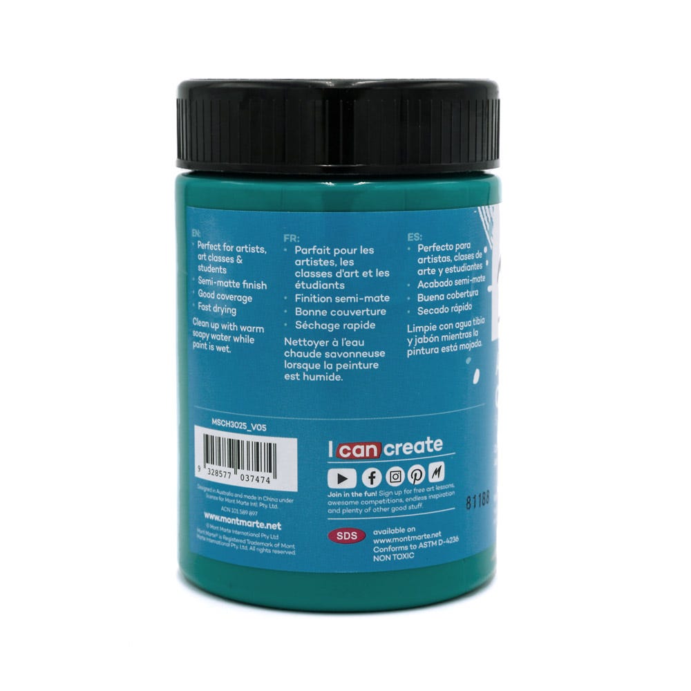 Acrylic Colour Paint Signature 300ml (10.1 US fl.oz) - Viridian