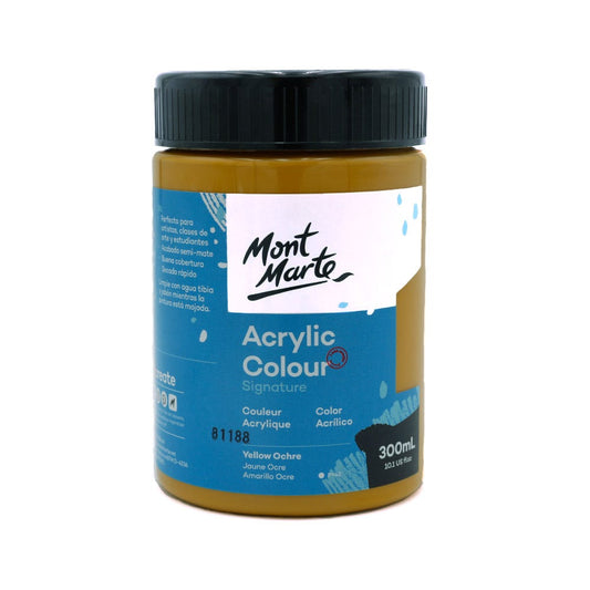 Acrylic Colour Paint Signature 300ml (10.1 US fl.oz) - Yellow Ochre