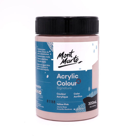 Acrylic Colour Paint Signature 300ml (10.1 US fl.oz) - Yellow Pink