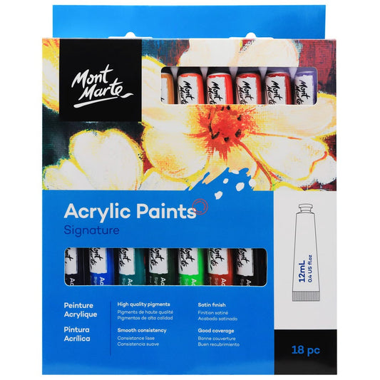 Acrylic Paints Signature 18pc x 12ml (0.4 US fl.oz)