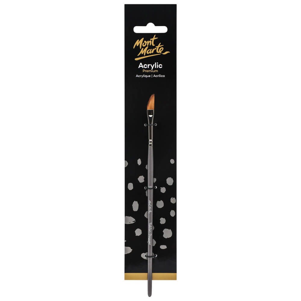 Artist Acrylic Brush Premium Taklon Dagger 1/8