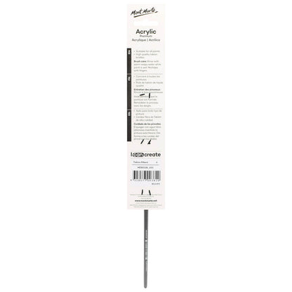 Artist Brush Taklon Filbert 6
