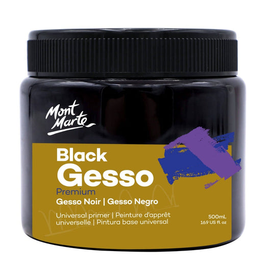 Black Gesso 500ml (16.9 US fl.oz)