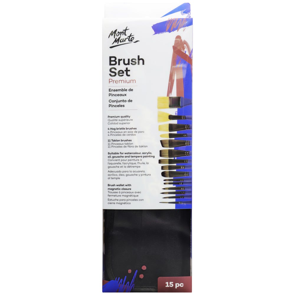 Brush Wallet Set Premium 15pc