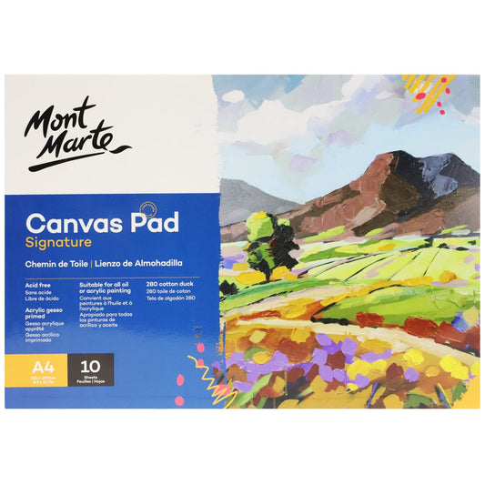 Canvas Pad Signature 10 Sheet A4 (8.3 x 11.7in)