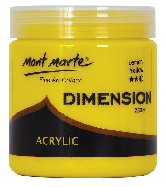 Dimension Acrylic Premium 250ml (8.5 US fl.oz) - Lemon Yellow