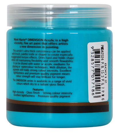 Dimension Acrylic Premium 250ml (8.5 US fl.oz) - Turquoise