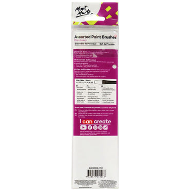 Assorted Paint Brushes Discovery 3pc