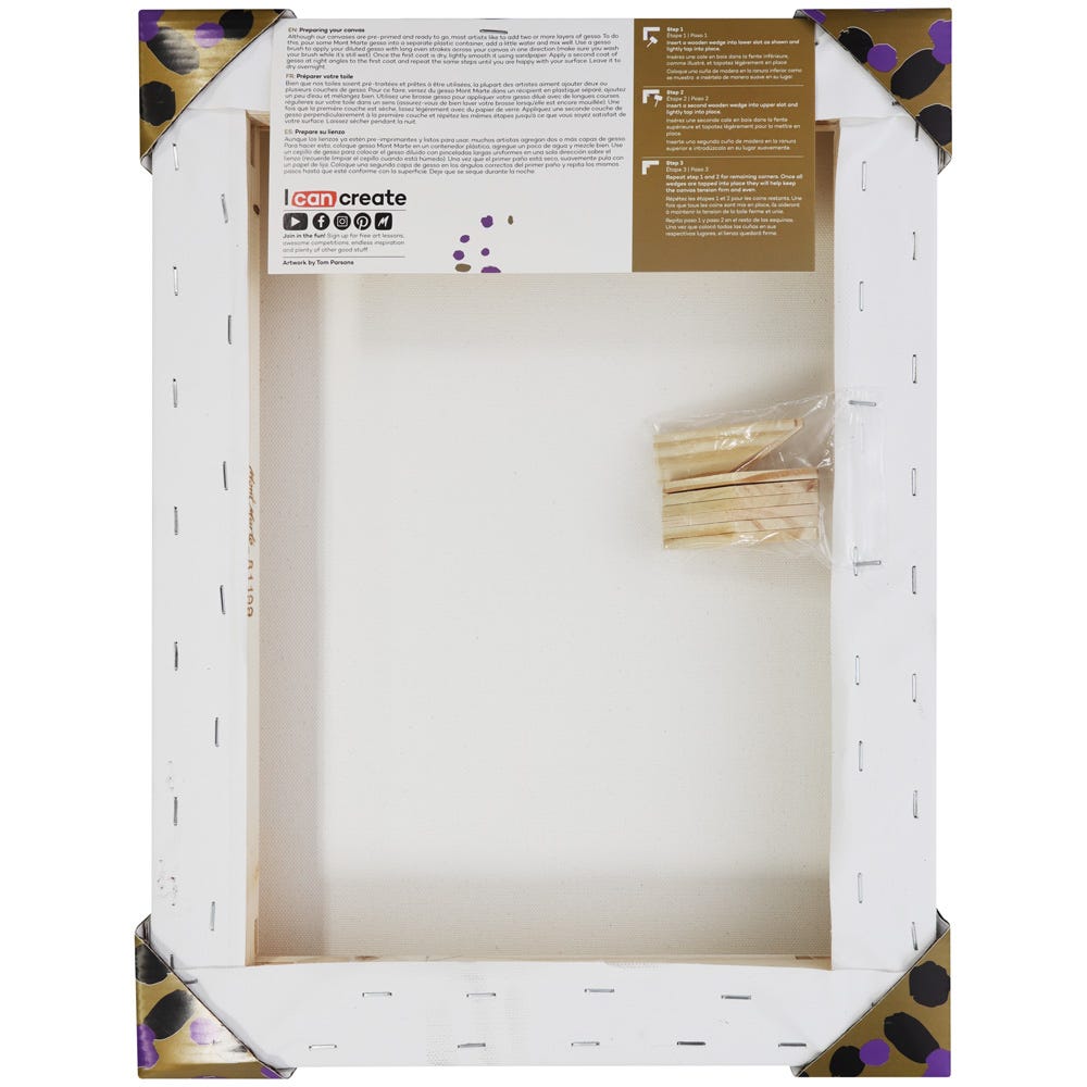 Double Thick Canvas Premium 30.5 x 40.6cm (12 x 16in)