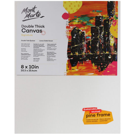Double Thick Canvas Signature 20.3 x 25.4cm (8 x 10in)