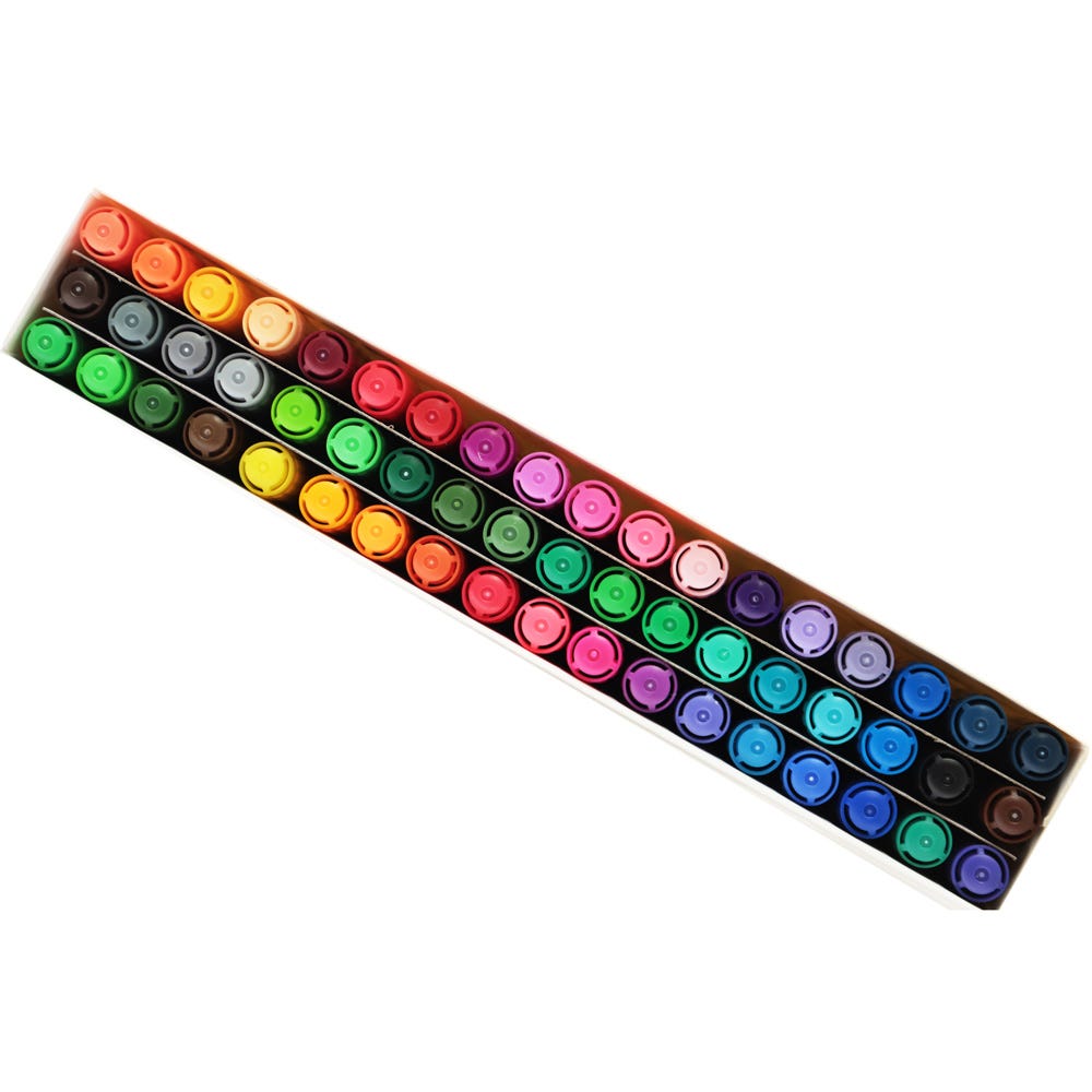 Dual Tip Markers Discovery 54pc