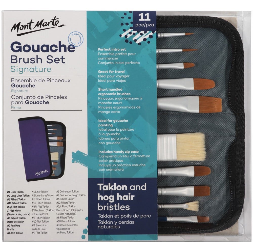 Gouache Brush Set Signature 11pc