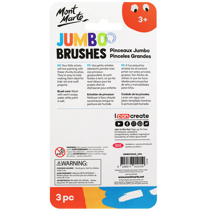 Jumbo Brushes 3pc